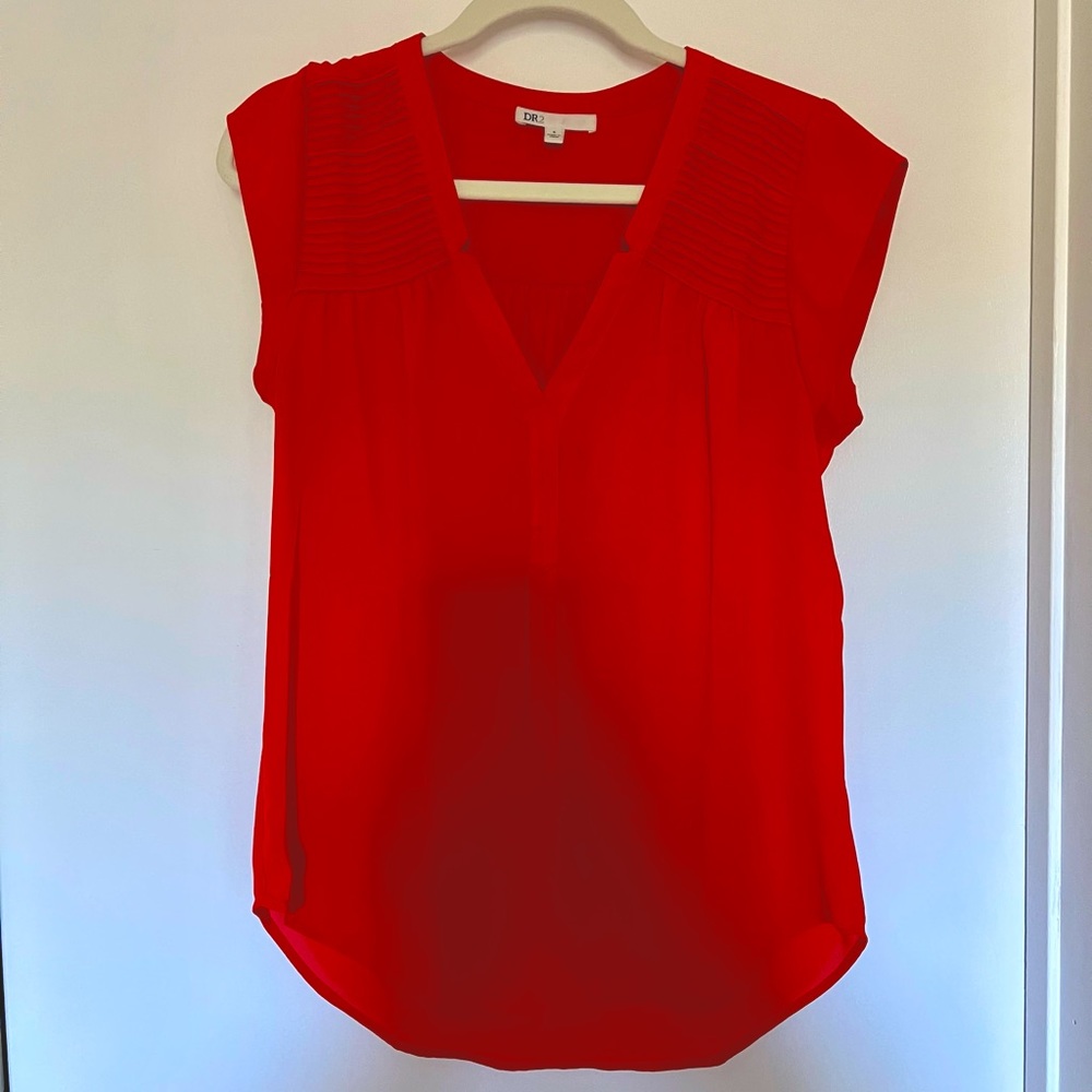 Red blouse